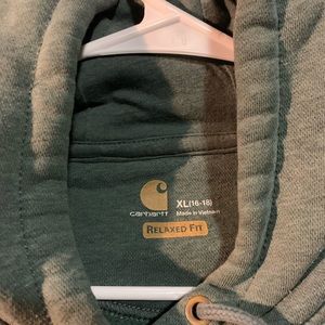 Carhartt Hoodie - Olive Green - relaxed fit